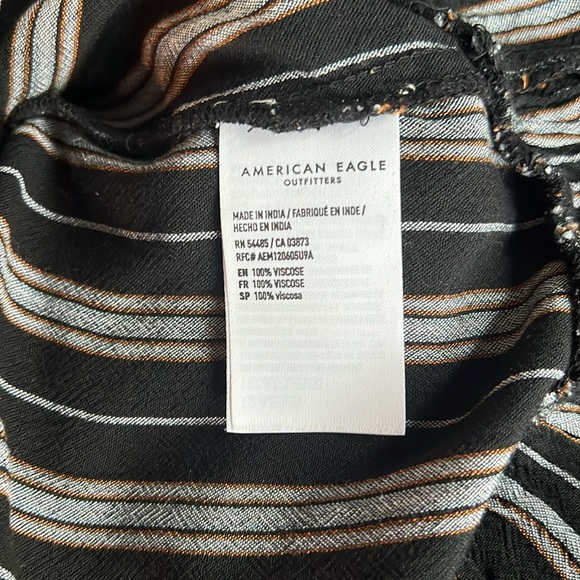 American Eagle Tank Top High Low with Ruffled Hem Boho Chic - Picture 8 of 9